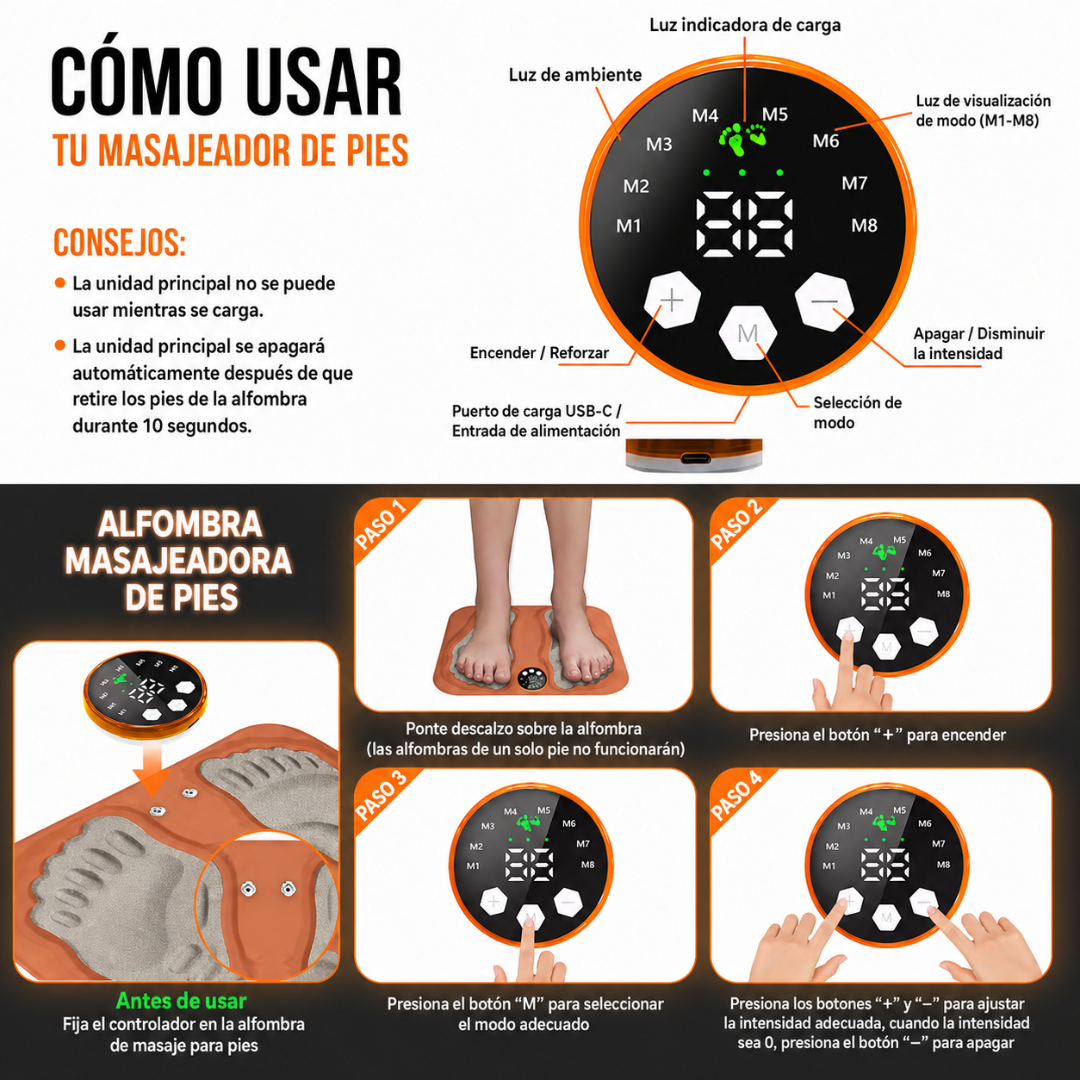 Dalozon™ | Masajeador Eléctrico para Pies